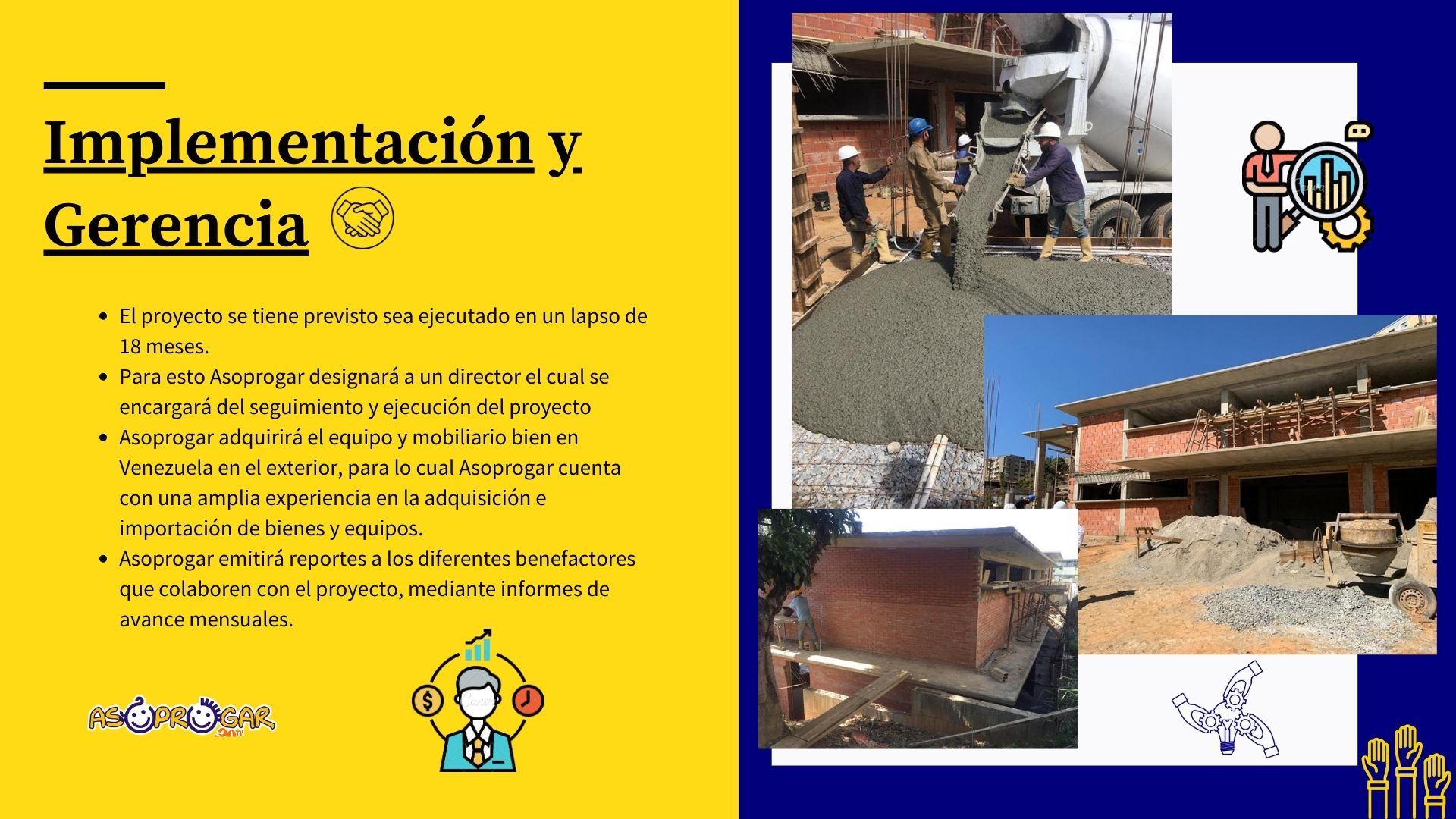 Implementacion y Gerencia | Asoprogar - Asociacion civil sin fines de lucro en Venezuela